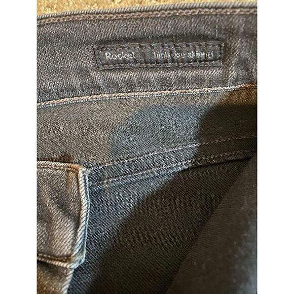 Citizens Of Humanity Rocket High Rise Distressed Skinny Jeans Womens 24 Raw Hem - Picture 4 of 7